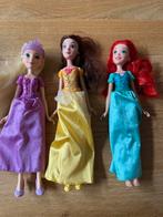 Disney poppen (barbie) belle ariel rapunzel, Ophalen of Verzenden, Zo goed als nieuw, Barbie