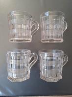 EAPG pressed glass - 7 glazen van 2 formaten (3 om 4), Ophalen of Verzenden