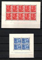 683nvph 402b-403b blokken legioenzegels 1942 postfris lees, Postzegels en Munten, Postzegels | Nederland, Ophalen of Verzenden
