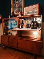 Vintage/retro midcentury bar/vitrine kast met lades, Ophalen, Huis en Inrichting