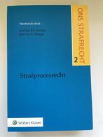 Strafprocesrecht 2 14e druk, Ophalen of Verzenden, Gelezen, WO
