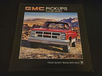 Brochure GMC Pickups 1984 USA  beschikbaar voor biedingen