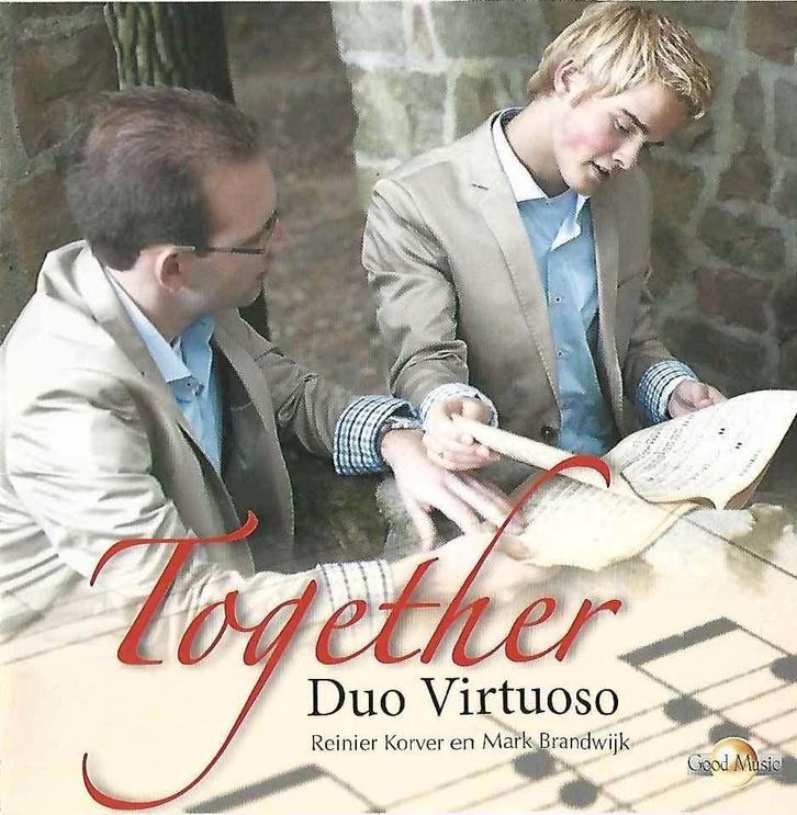 CD: Together. Duo Viruoso. Reinier Korver en Mark Brandwijk, Cd's en Dvd's, Cd's | Religie en Gospel, Zo goed als nieuw, Koren of Klassiek