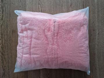 NIEUW Onesie maat L 40/42 fluffy teddy heel zacht roze   beschikbaar voor biedingen