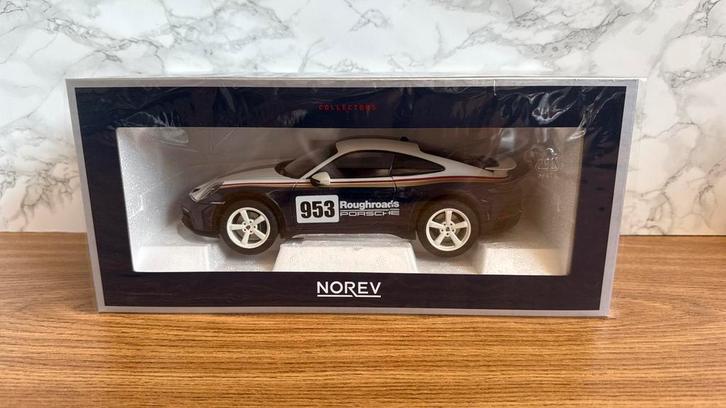 Norev 187240 Porsche 911 992 Dakar Roughroads 1:18 1/18, Hobby en Vrije tijd, Modelauto's | 1:18, Nieuw, Auto, Norev, Ophalen of Verzenden
