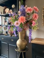 Echt een Beauty Zijden bloemen in hoge vaas XL Goud Zijde, Huis en Inrichting, Woonaccessoires | Kunstplanten en Kunstbloemen