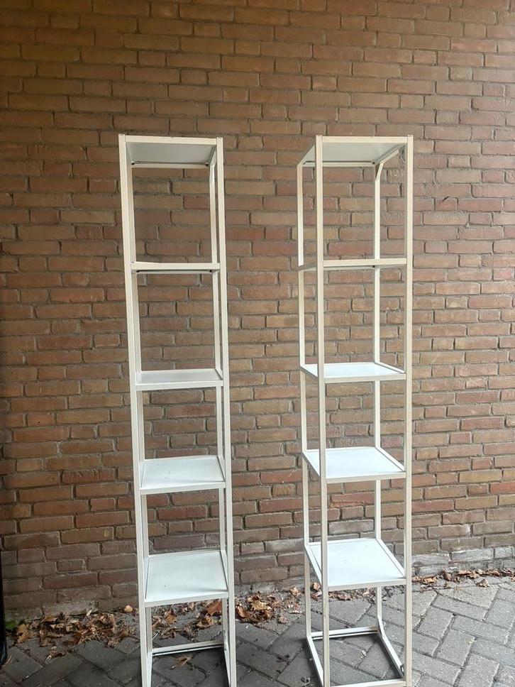 Witte IKEA Rekken, Huis en Inrichting, Kasten | Stellingkasten, Gebruikt, Ophalen of Verzenden