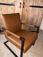 industriële fauteuil Cognac, Ophalen, Gebruikt, Minder dan 75 cm, Metaal