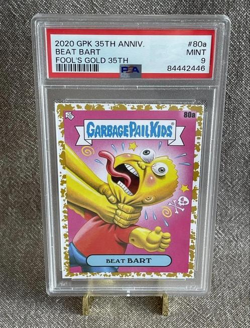 Garbage Pail Kids 2020 | Bart Simpson | Fool’s Gold | PSA 9, Hobby en Vrije tijd, Stickers en Plaatjes, Nieuw, Plaatje, Ophalen of Verzenden