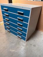 Tekenkast, kunstenaars, lades, hout, diepe lades, opslag, Ophalen, Gebruikt, 5 laden of meer, Vintage