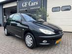 Peugeot 206 1.4 Gentry 2004 APK AIRCO, 4 cilinders, Zwart, Origineel Nederlands, Bedrijf