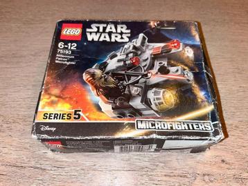 Lego Star Wars set 75193 - Millennium Falcon Microfighter beschikbaar voor biedingen