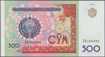 Uzbekistan 500 som 1999 XF p.81(1) (# 674) beschikbaar voor biedingen