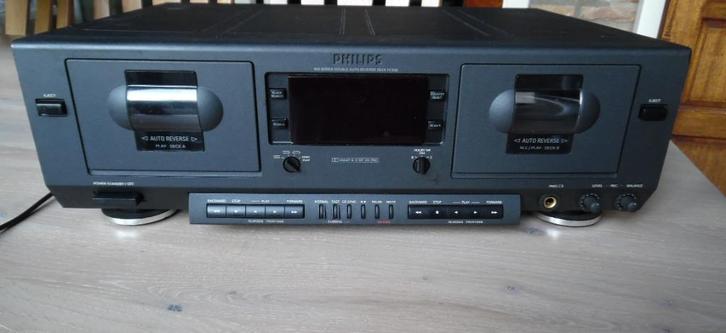 Philips 70 FC 930 met defect, Audio, Tv en Foto, Cassettedecks, Dubbel, Philips, Auto-reverse, Ophalen of Verzenden