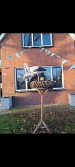 Te huur: ooievaar op nest €5,- per week, Kinderen en Baby's, Kraamcadeaus en Geboorteborden, Ophalen, Zo goed als nieuw