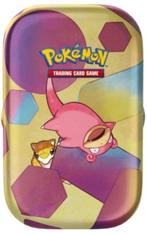 Pokemon - Slowpoke Tin met 50 verschillende  kaarten, Ophalen of Verzenden, Zo goed als nieuw, Meerdere kaarten