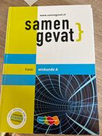 F.C. Luijbe - Samengevat havo Wiskunde A, Nieuw, F.C. Luijbe, HAVO, Nederlands