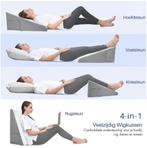 Wigvormig Steunkussen (knie, rug, hoofd etc.), Ophalen, Eenpersoons, Wit, Zo goed als nieuw