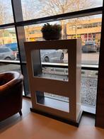 Xaralyn Lasize betonlook haard - verrijdbaar, Ophalen of Verzenden, Nieuw, Vrijstaande haard, Elektrische haard