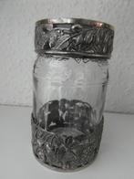 antieke jampot houder van zilver, Antiek en Kunst, Ophalen of Verzenden, Zilver