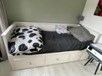 Bedbank IKEA HEMNES, Huis en Inrichting, Slaapkamer | Bedden, Ophalen, Gebruikt, 90 cm, Tweepersoons
