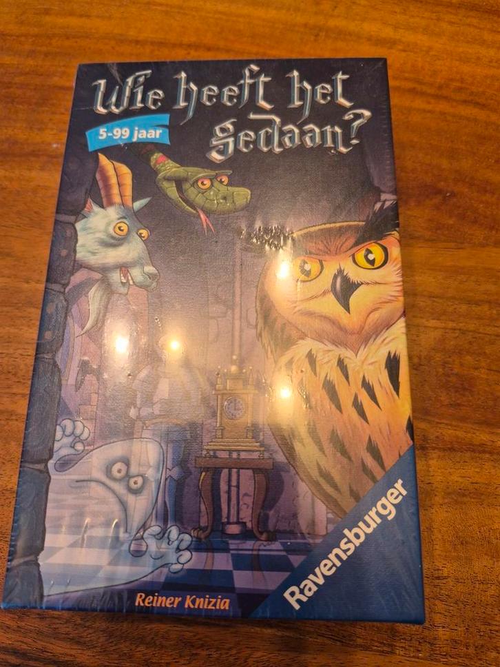 Nieuw & gesealed Ravensburger spel – Wie heeft het gedaan?, Hobby en Vrije tijd, Gezelschapsspellen | Bordspellen, Zo goed als nieuw