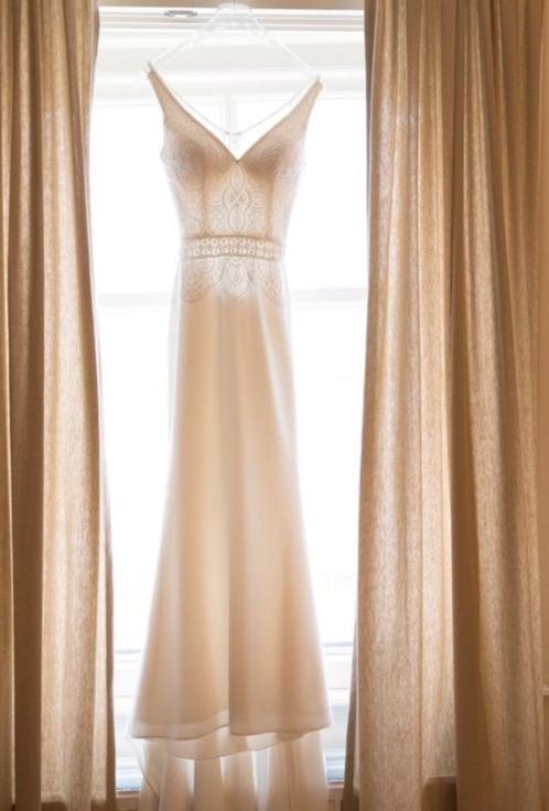 Modeca Damas Trouwjurk, Kleding | Dames, Trouwkleding en Trouwaccessoires, Zo goed als nieuw, Trouwjurk, Wit, Ophalen