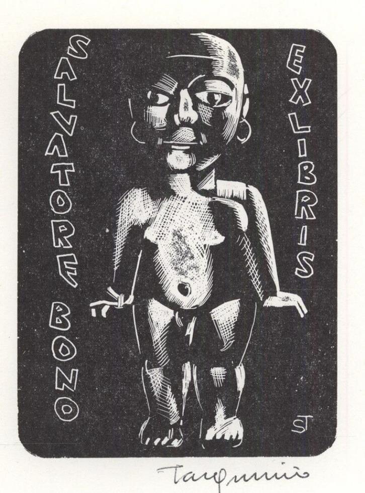 2017 Ex Libris Italië : Sergio Tarquinio, z.j., Antiek en Kunst, Kunst | Etsen en Gravures, Verzenden