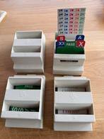 Bridge Biedboxen Set 4 stuks Compleet Bied- en Stopkaarten, Hobby en Vrije tijd, Gezelschapsspellen | Kaartspellen, Ophalen of Verzenden