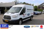 Ford Transit 350 2.2 TDCI L2H2 Trend, Auto's, Keurmerk '100% Onderhouden', Gebruikt, Zwart, 4 cilinders