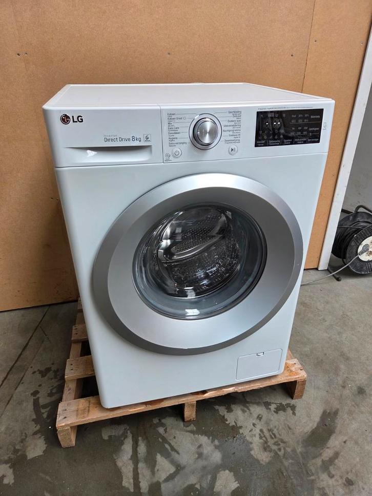 LG Direct Drive wasmachine 8 kg. A+++, Witgoed en Apparatuur, Wasmachines, 85 tot 90 cm, 1200 tot 1600 toeren, Kort programma