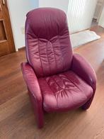 Leren stoel, Huis en Inrichting, Stoelen, Ophalen, Gebruikt, Leer, Eén