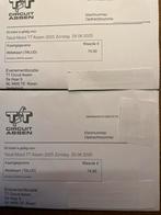 2 kaarten TT ASSEN   (TALUD )29 juni 2025, Ophalen of Verzenden, Zo goed als nieuw