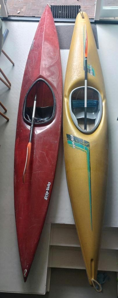 2 Kajaks, Watersport en Boten, Kano's, Gebruikt, Overige typen, Eén persoon, Met peddels, Ophalen