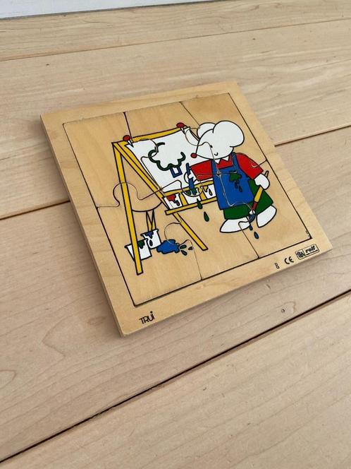 Rolf puzzel schoolmateriaal, Kinderen en Baby's, Speelgoed | Houten speelgoed, Gebruikt, Ophalen of Verzenden