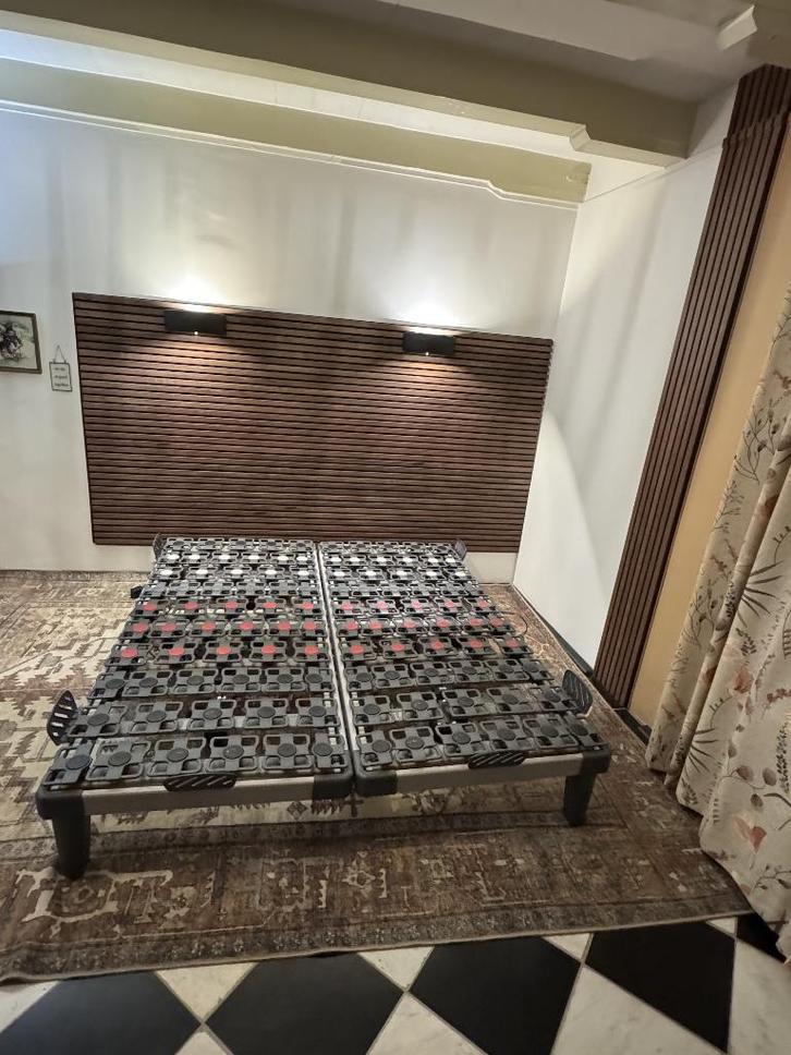 Tempur Superflex bed 180X200 elektrisch massage, Huis en Inrichting, Slaapkamer | Bedden, Gebruikt, Tweepersoons, 180 cm, 200 cm