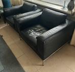 Design fauteuils, Huis en Inrichting, Stoelen, Ophalen, Gebruikt, Twee, Zwart