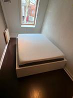 IKEA Malm bed + Emma matras - Zo goed als nieuw!, Ophalen, Wit, 140 cm, Zo goed als nieuw