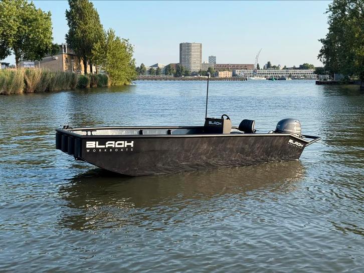 HDPE Werkboot onverwoestbaar platbodem, beter dan aluminium, Watersport en Boten, Vis- en Consoleboten, Nieuw, 30 tot 50 pk, 3 tot 6 meter