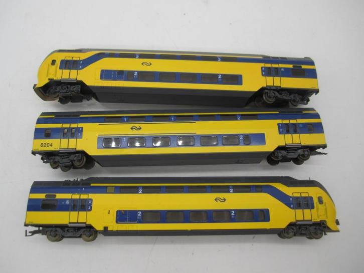 Lima H0 - 3-delige IRM van de NS, met schade, Hobby en Vrije tijd, Modeltreinen | H0, Gebruikt, Wagon, Gelijkstroom, Lima, Analoog