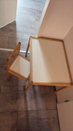 Kinder tafeltje met stoeltje, Kinderen en Baby's, Kinderkamer | Tafels en Stoelen, Ophalen, Zo goed als nieuw, Tafel(s) en Stoel(en)
