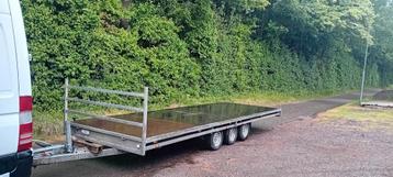Te koop plateauwagen aanhanger aanhangwagen autoambulance  beschikbaar voor biedingen