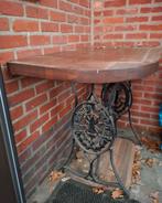 Vintage Singer Naaimachine Tafel, Ophalen, Gebruikt, Ovaal, Hout