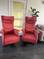 2 Prominent Frans Molenaar Relaxfauteuils Stof Op Accu L Xl, Ophalen of Verzenden, Zo goed als nieuw, Stof, 50 tot 75 cm