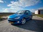 Peugeot 206 2.0 16V 130KW RC 3D 2003 Blauw, Auto's, Peugeot, Voorwielaandrijving, 4 cilinders, 49 €/maand, Handgeschakeld