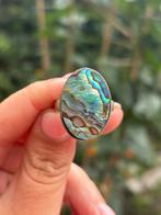 Abalone Ring Handgemaakt - Maat 22, Overige materialen, Overige kleuren, 20 of groter, Nieuw