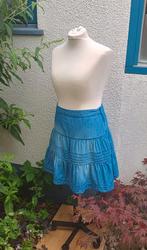 Rok / spijkerrok mt42, Ophalen, Zo goed als nieuw, Maat 42/44 (L), Blauw