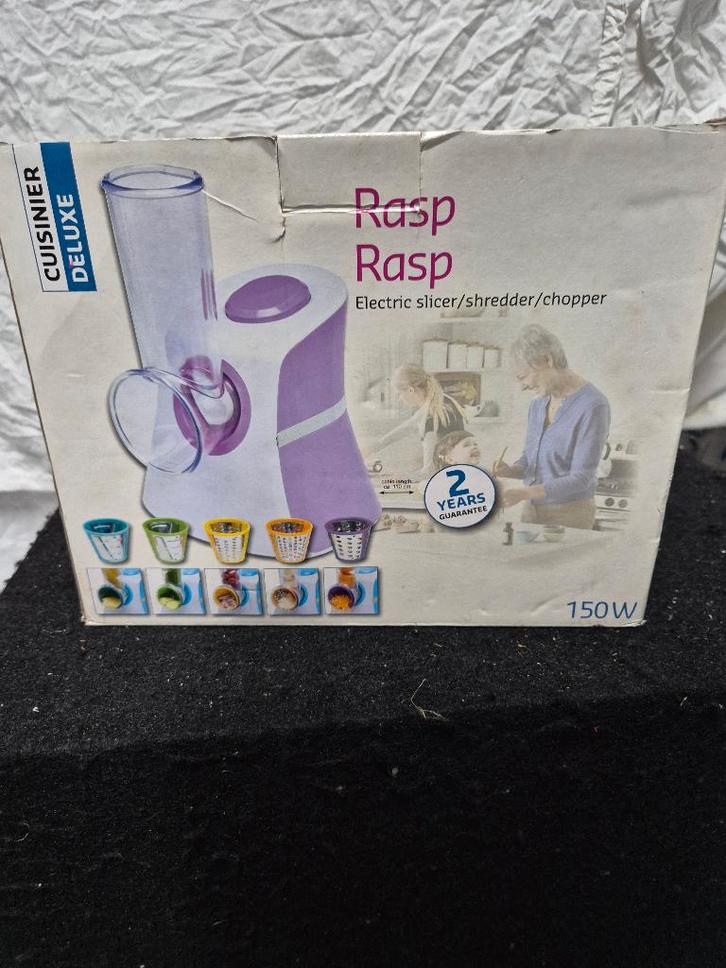 rasp elektrische, Huis en Inrichting, Keuken | Keukenbenodigdheden, Nieuw, Ophalen of Verzenden