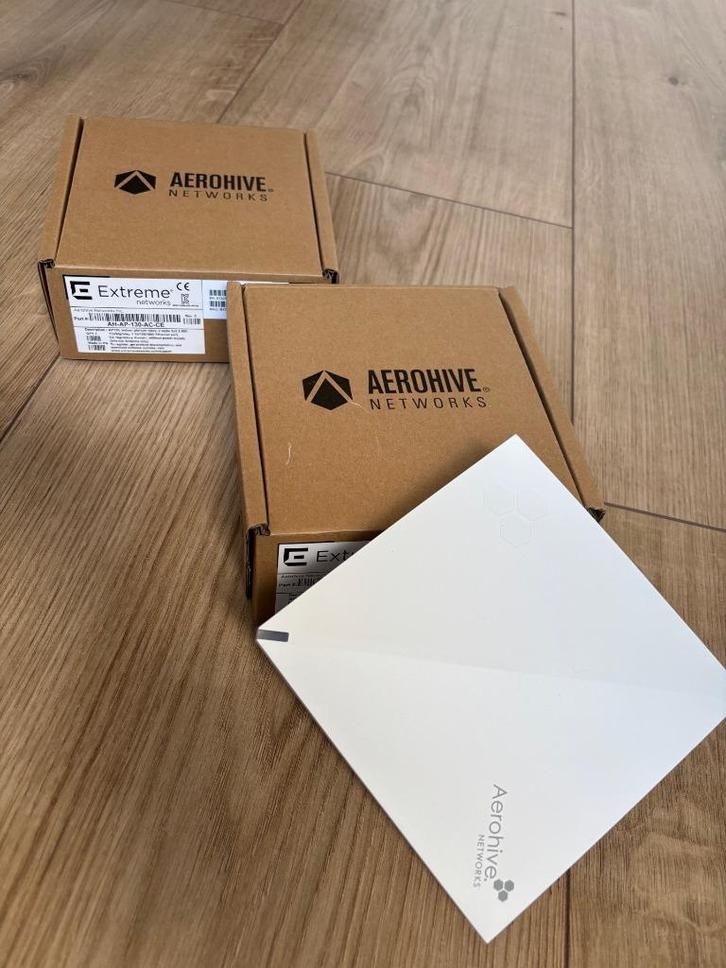 2x Aerohive AP130 Wifi5 accesspoint nieuw in doos, Computers en Software, Accesspoints, Nieuw, Ophalen of Verzenden