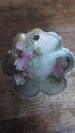 Antiek porseleinen schaaltje met rozen, Ophalen of Verzenden